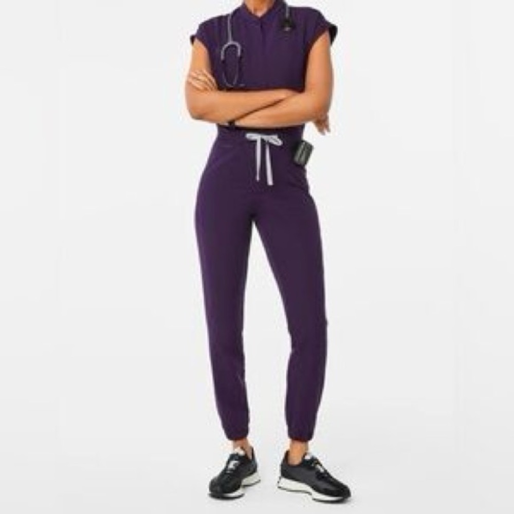Figs Scrubs Purple Jam Jumpsuit